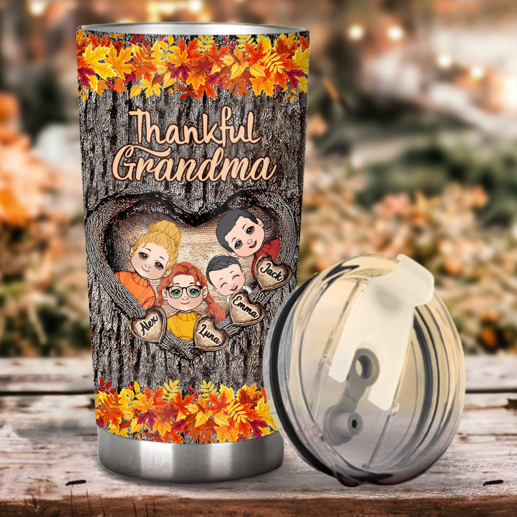 Discover Thankful Grandma - Gift for grandma - Personalized Tumbler