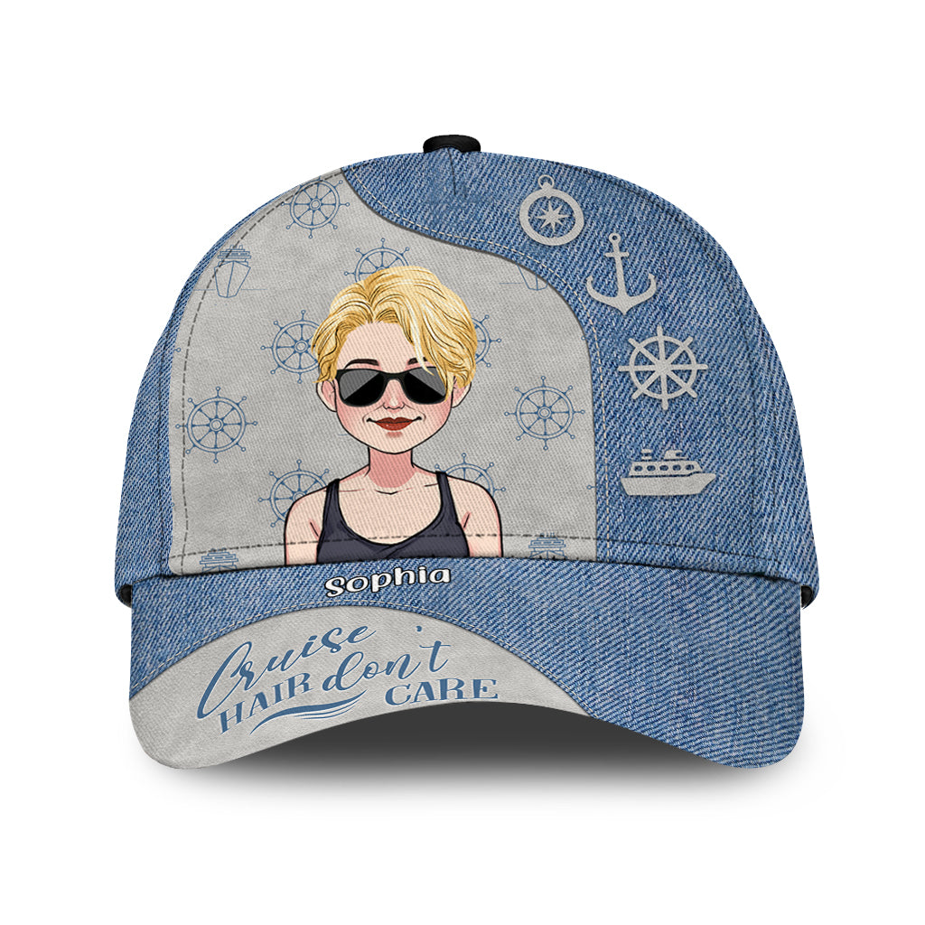 Cruise Hair Don't Care - Personalized Cruising Classic Cap