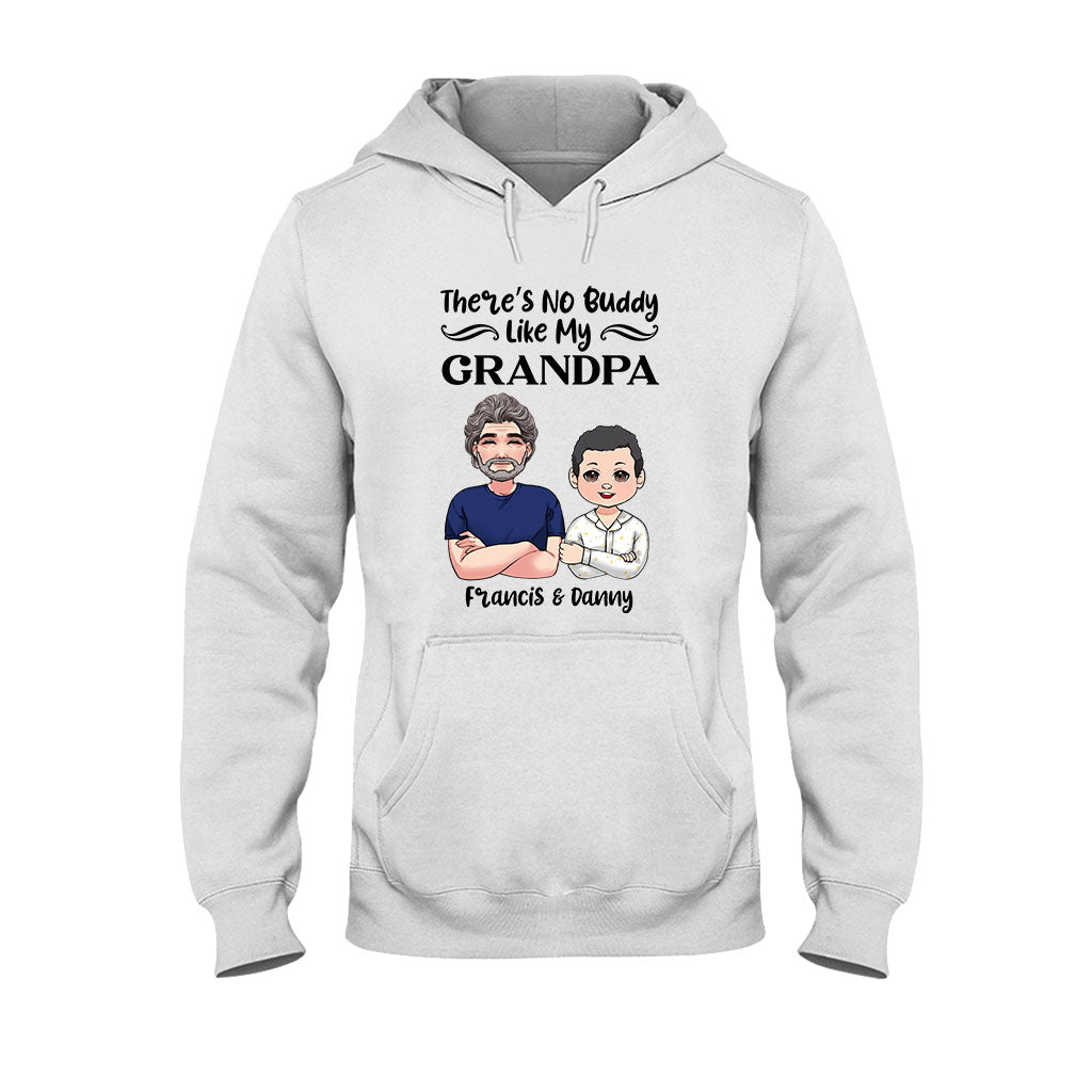 There Is No Buddy Like My Grandson/Granddaughter - Gift for grandpa - Personalized T-shirt And Hoodie