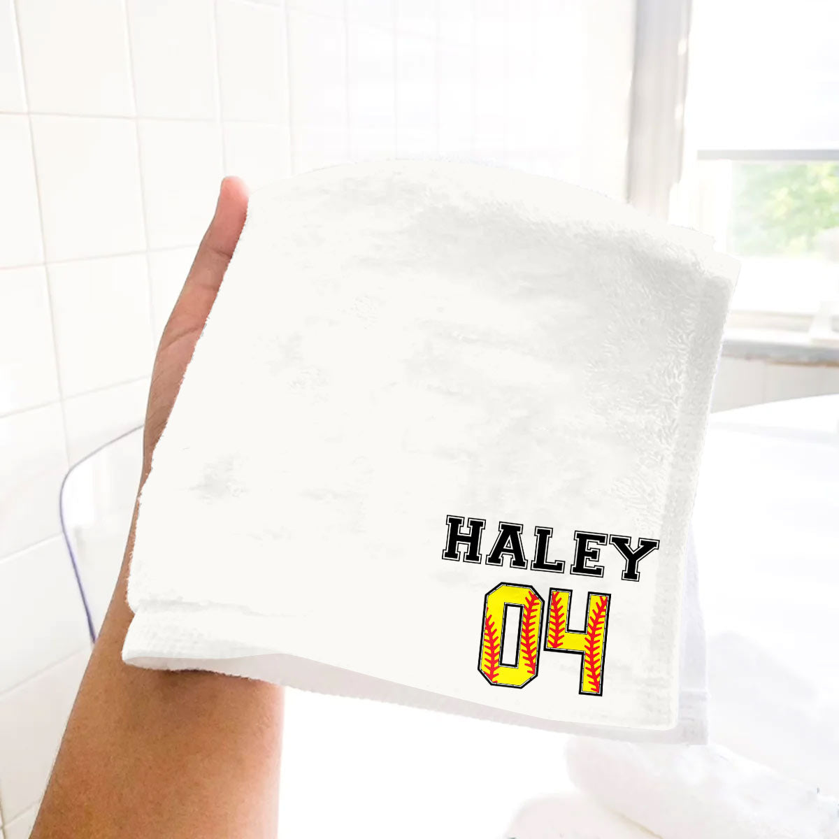 Softball - Personalized Softball Towel