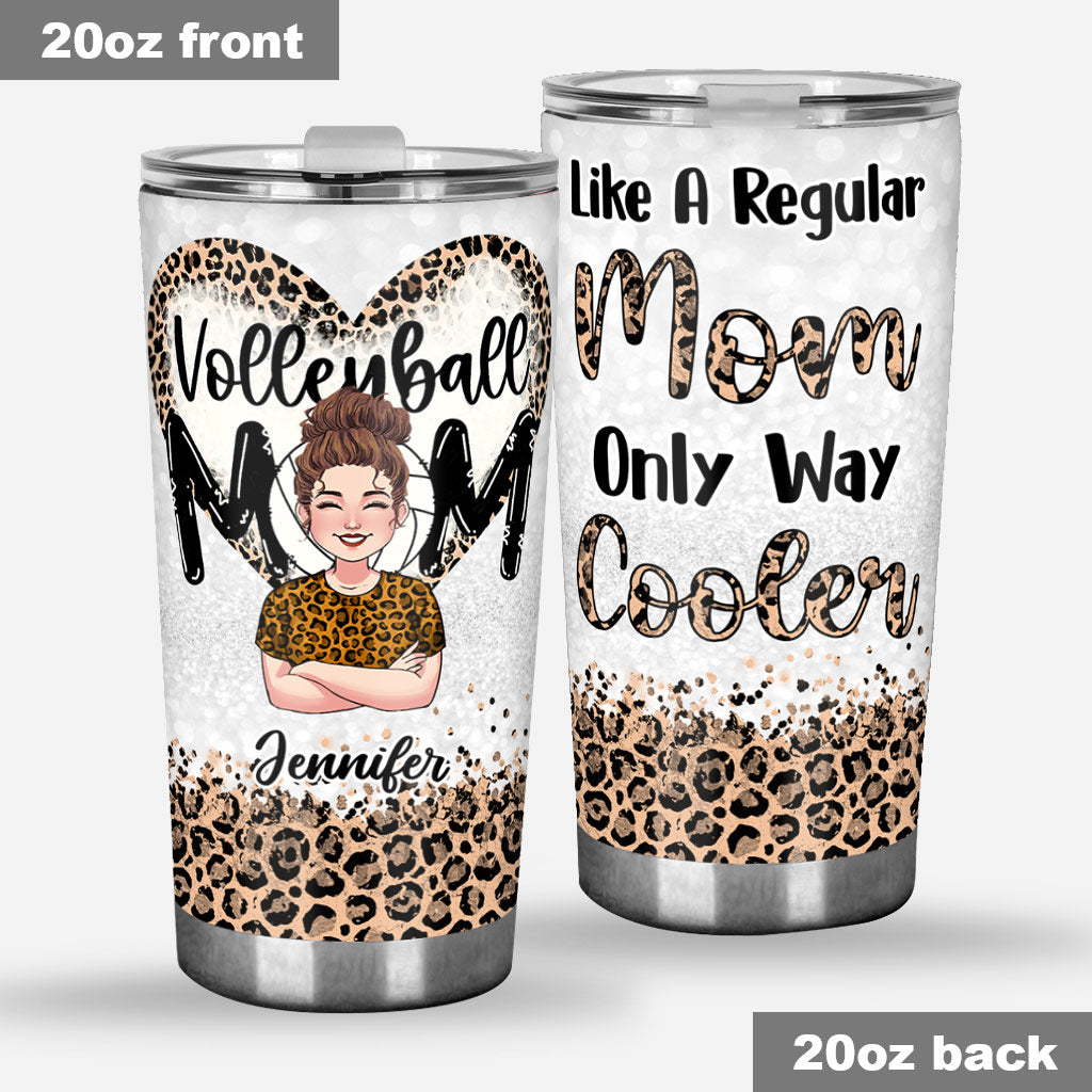 Volleyball Mom - Personalized Volleyball Tumbler