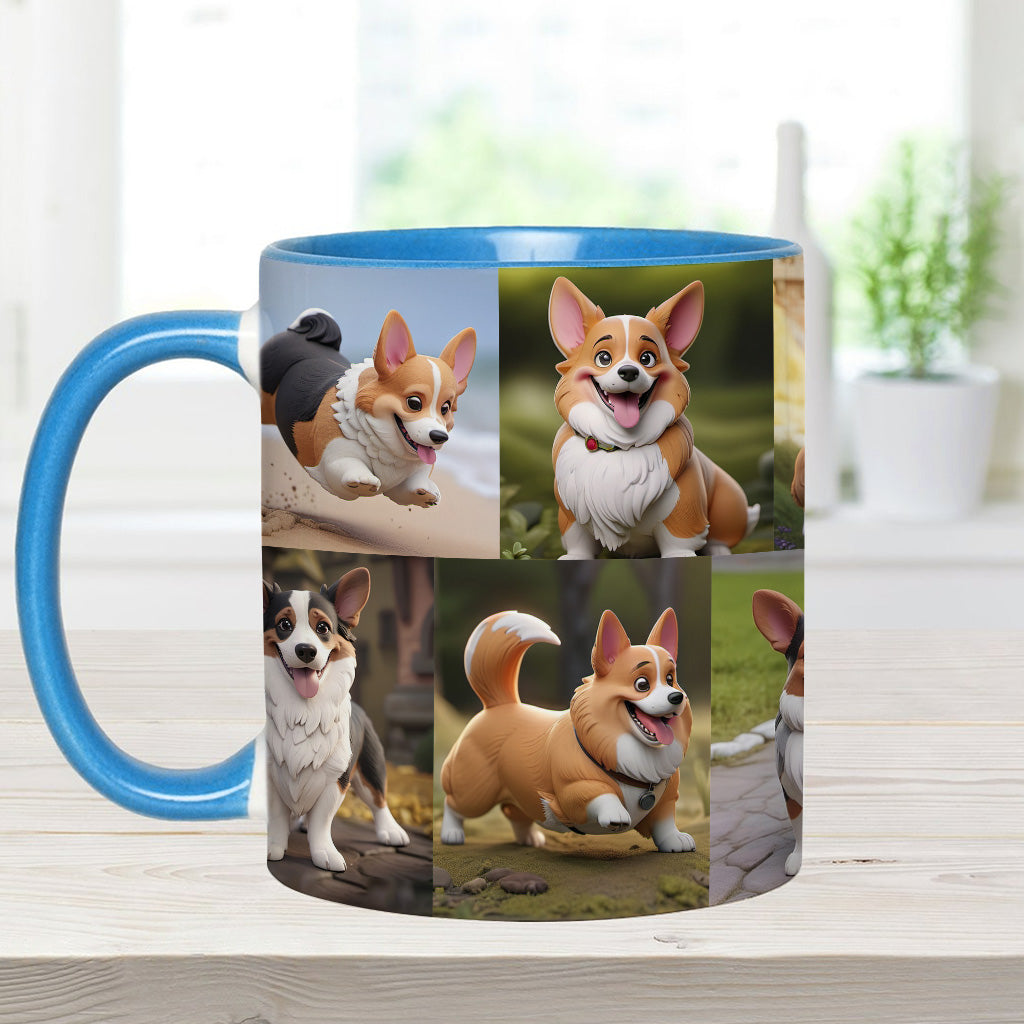 Cartoonize Pet Photos Collage - Gift for dog lovers, cat lover - Personalized Accent Mug