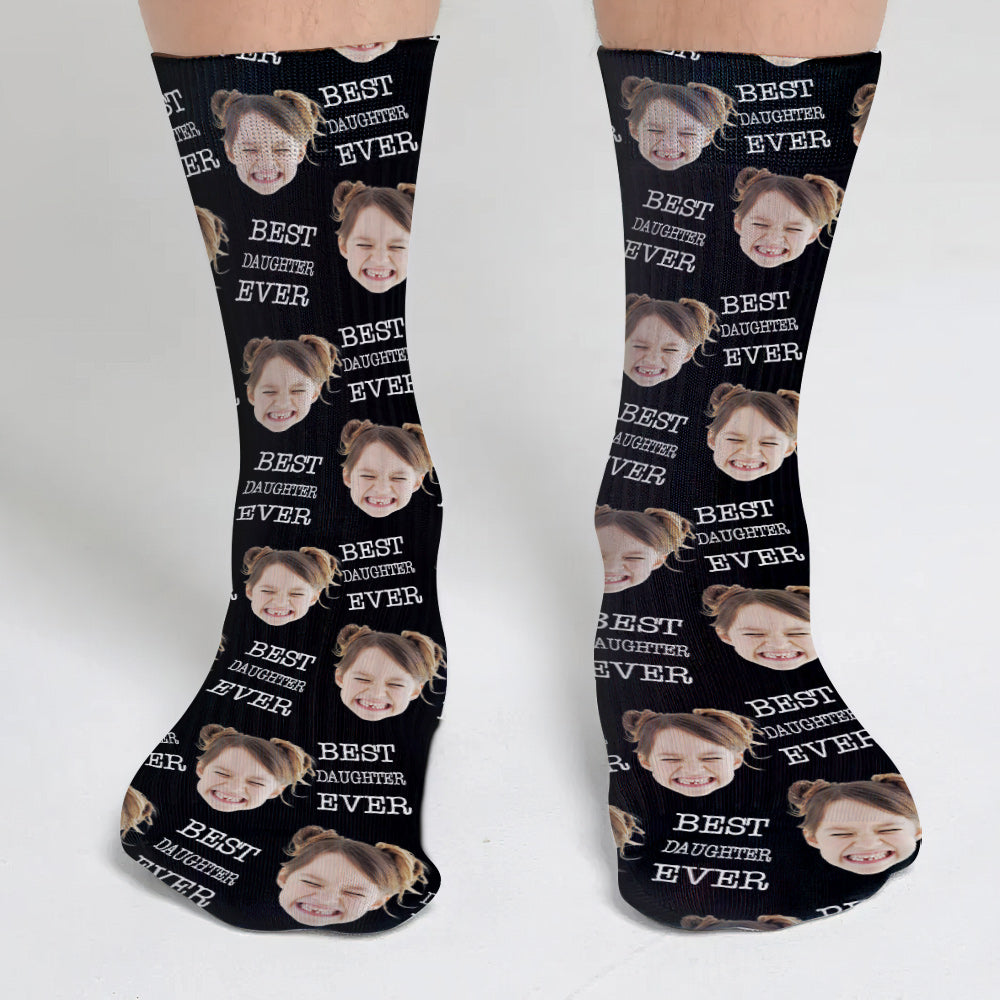 Custom Face - Personalized Daughter Socks