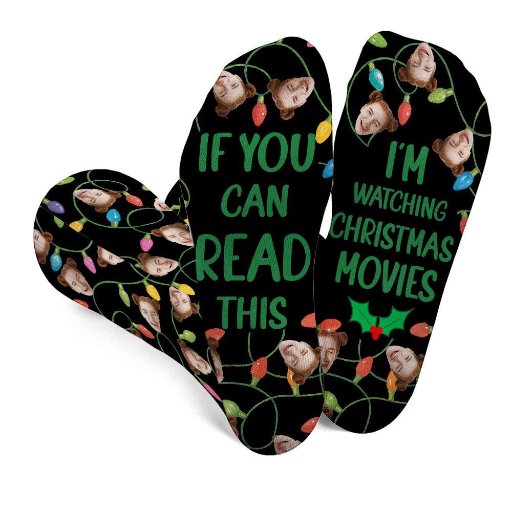 If You Can Read This - Personalized Christmas Socks