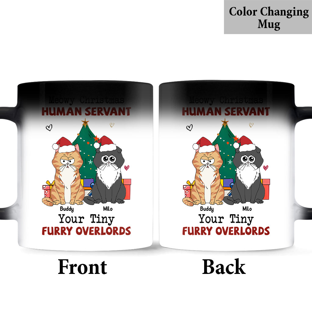 Meowy Christmas - Personalized Cat Mug