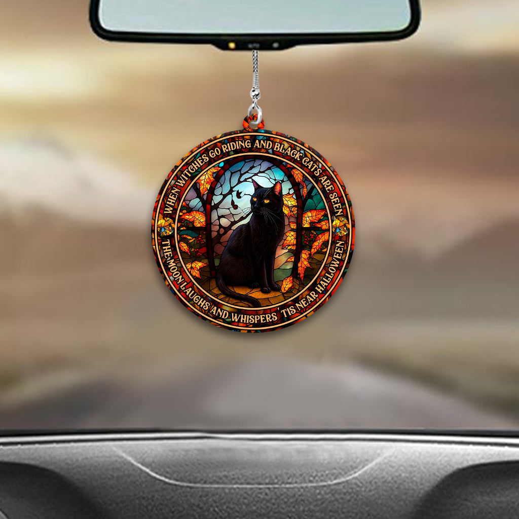 When Witches Go Riding And Black Cats Are Seen Witch - Witch Car Ornament