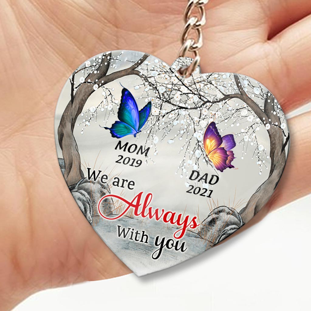 I AM Always With You - Personalized Memorial Keychain