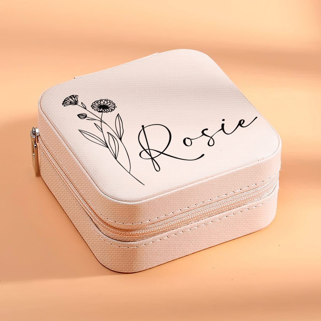 Birth Flower - Personalized Daughter Jewelry Box