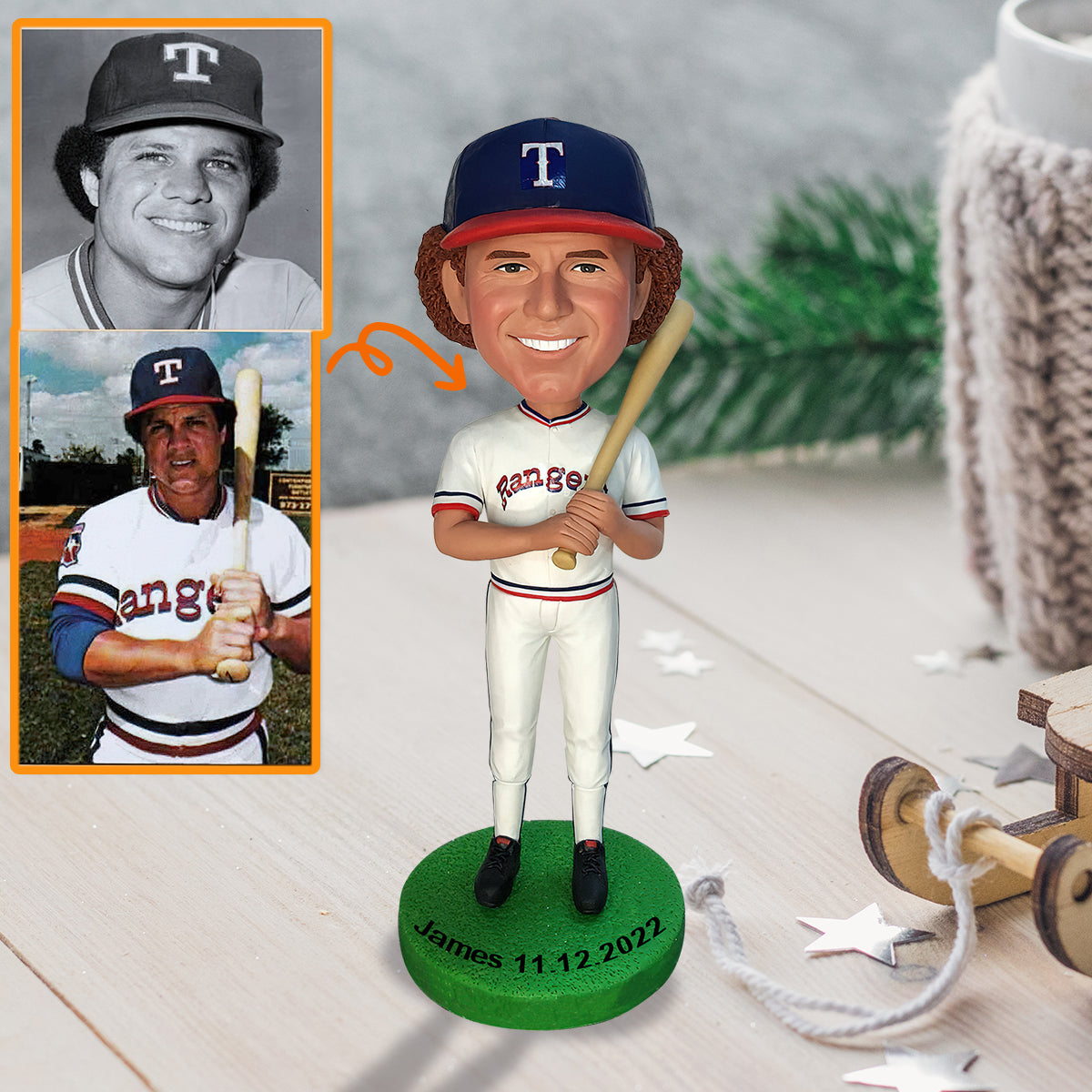 Some Boys Are Just Born With Baseball In Their Souls - Personalized Baseball Bobblehead