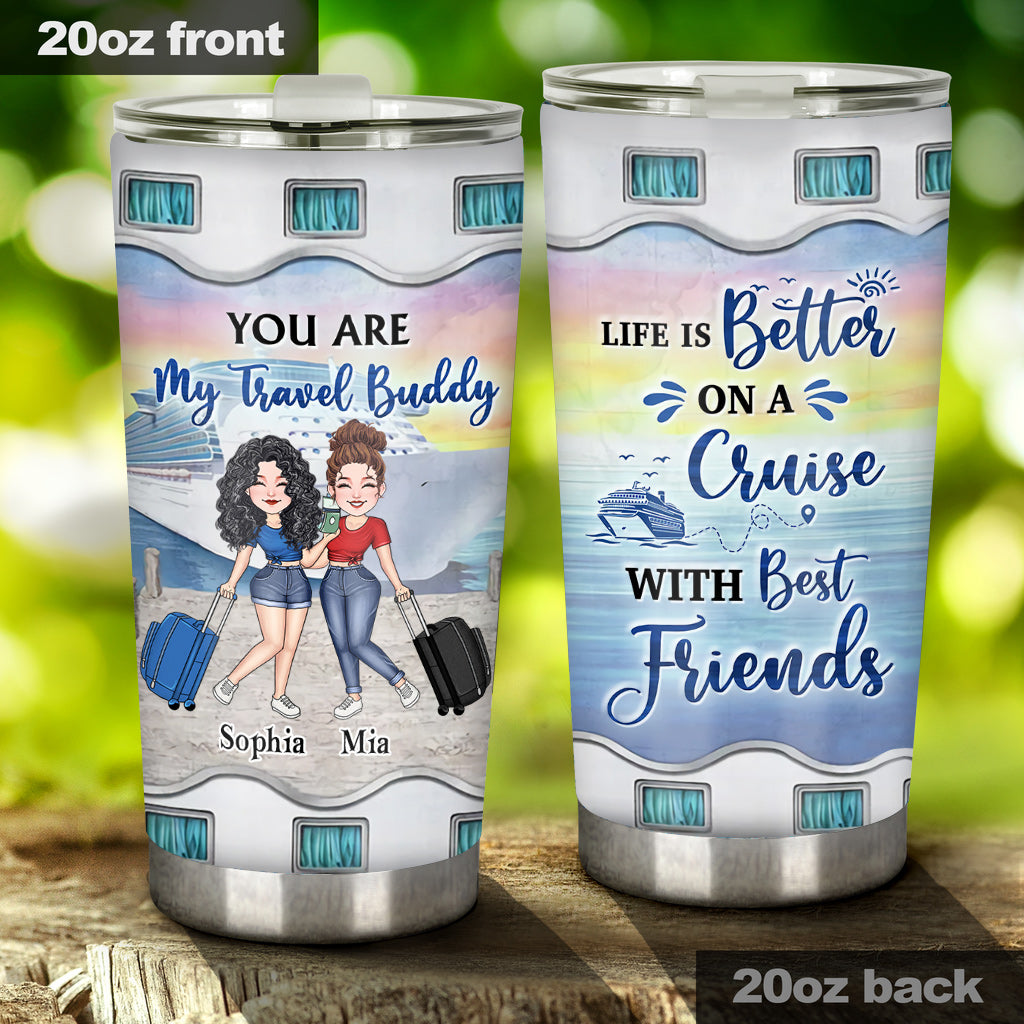 Travel Buddy - Personalized Travelling Tumbler