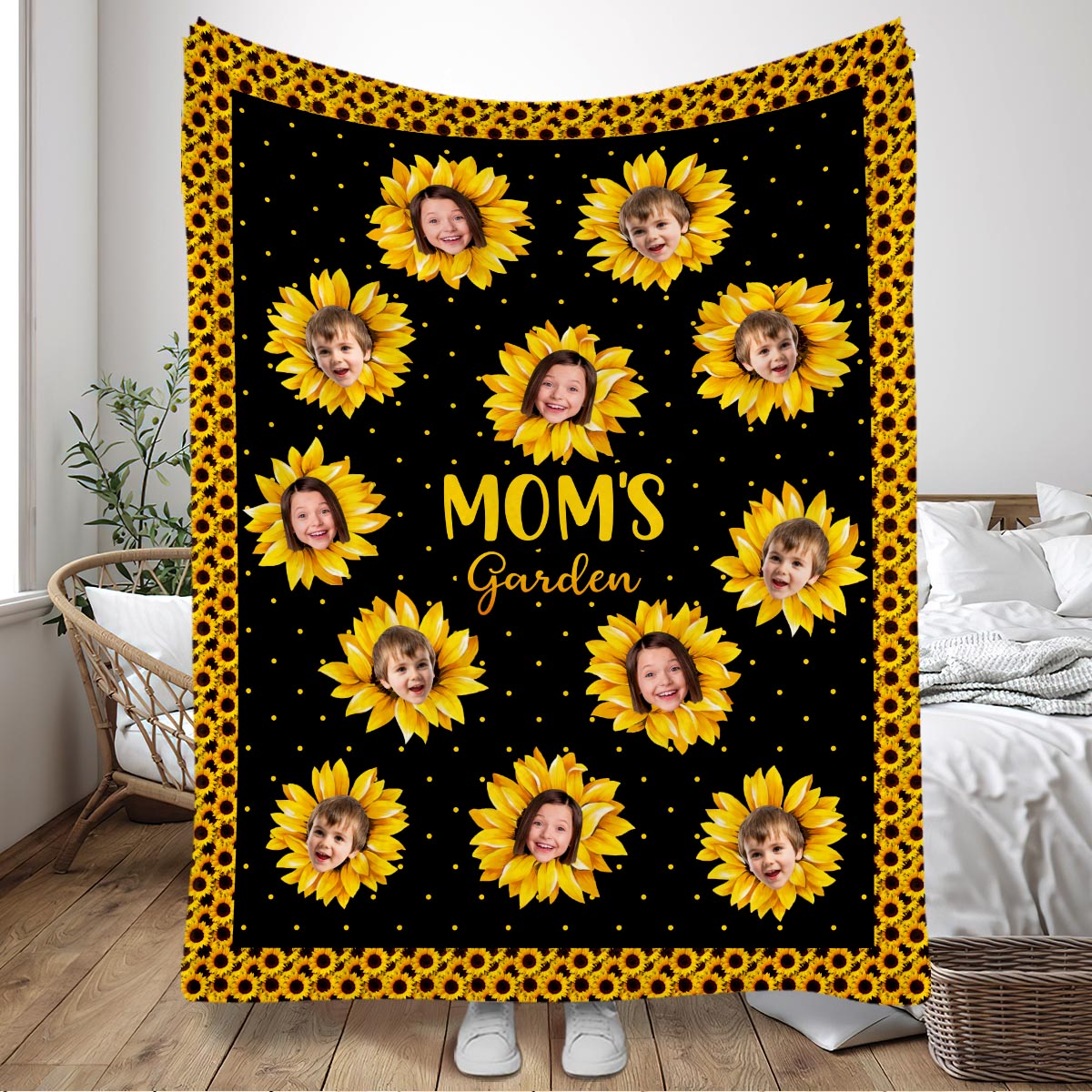 You Are My Sunshine - Gift for grandma, mom - Personalized Blanket