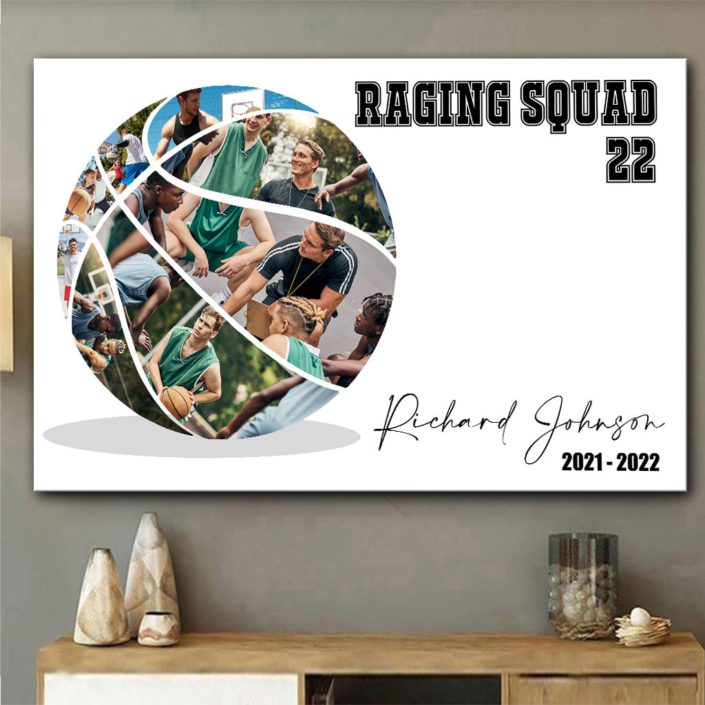 Love Basketball - Personalized Basketball Canvas And Poster