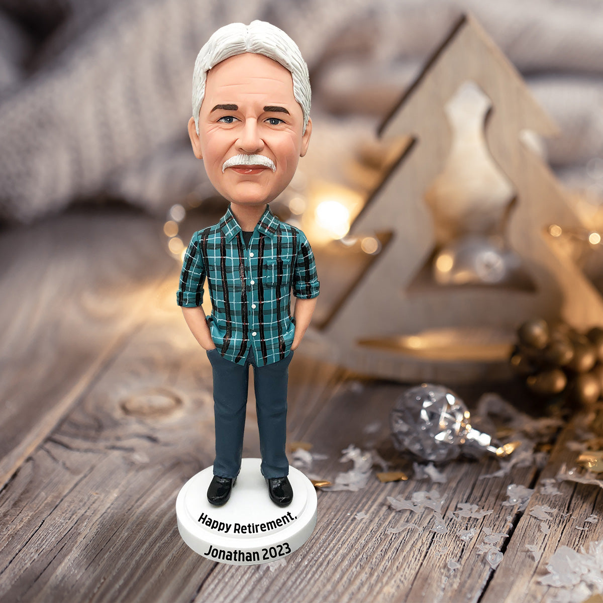 Happy Retirement - Personalized Retired Bobblehead