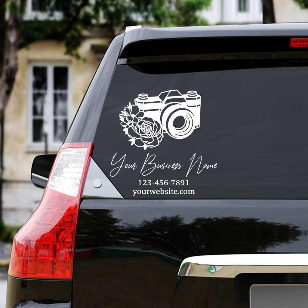 Photo Studio - Personalized Photography Decal Full