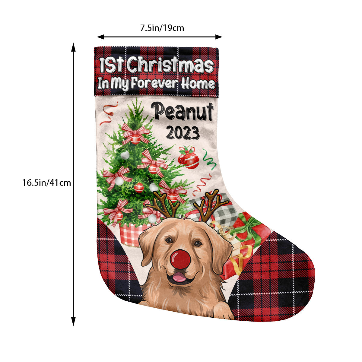 My 1st Christmas - Personalized Dog Christmas Stockings