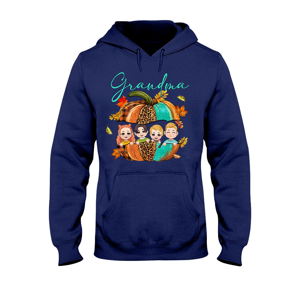 Grandma - Personalized Thanksgiving T-shirt And Hoodie