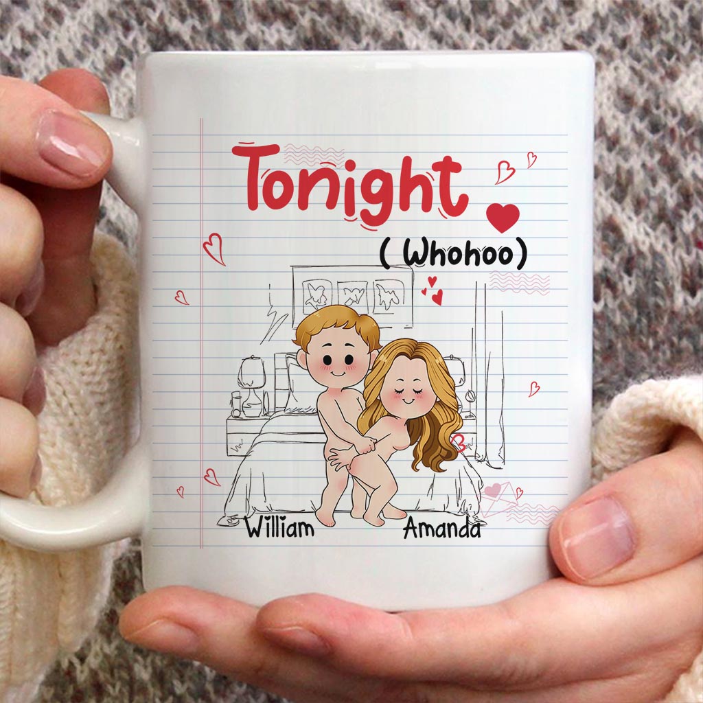 Tonight - Personalized Couple Mug