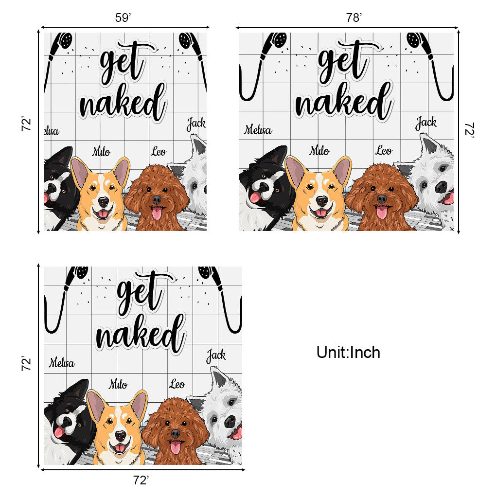 I Saw That - Personalized Dog Shower Curtain