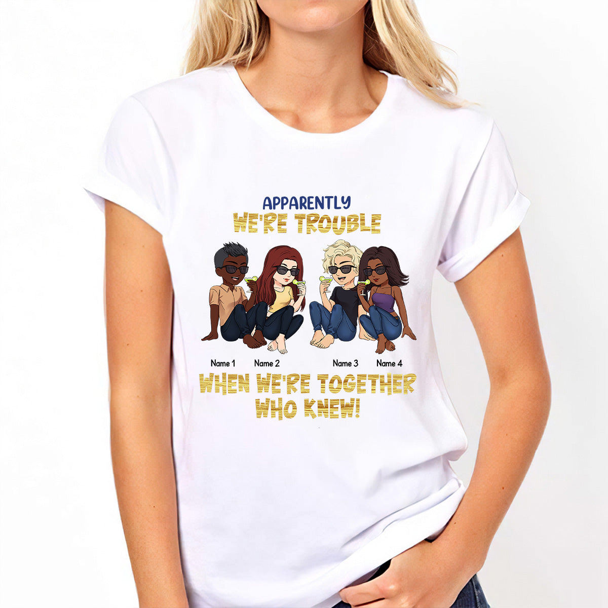 Best Friends Are The Sisters We Choose For Ourselves - Bestie gift for sister - Personalized T-shirt And Hoodie