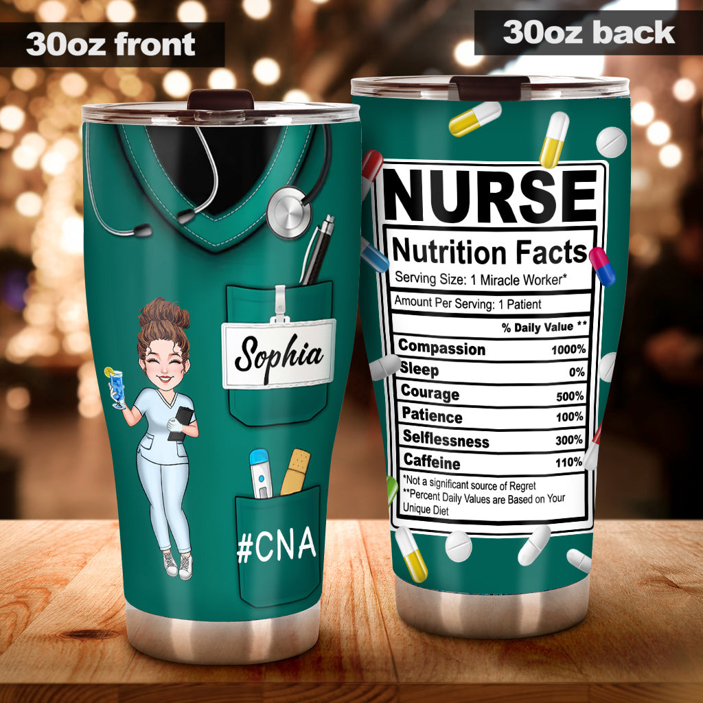Nurse Facts - Personalized Nurse Tumbler