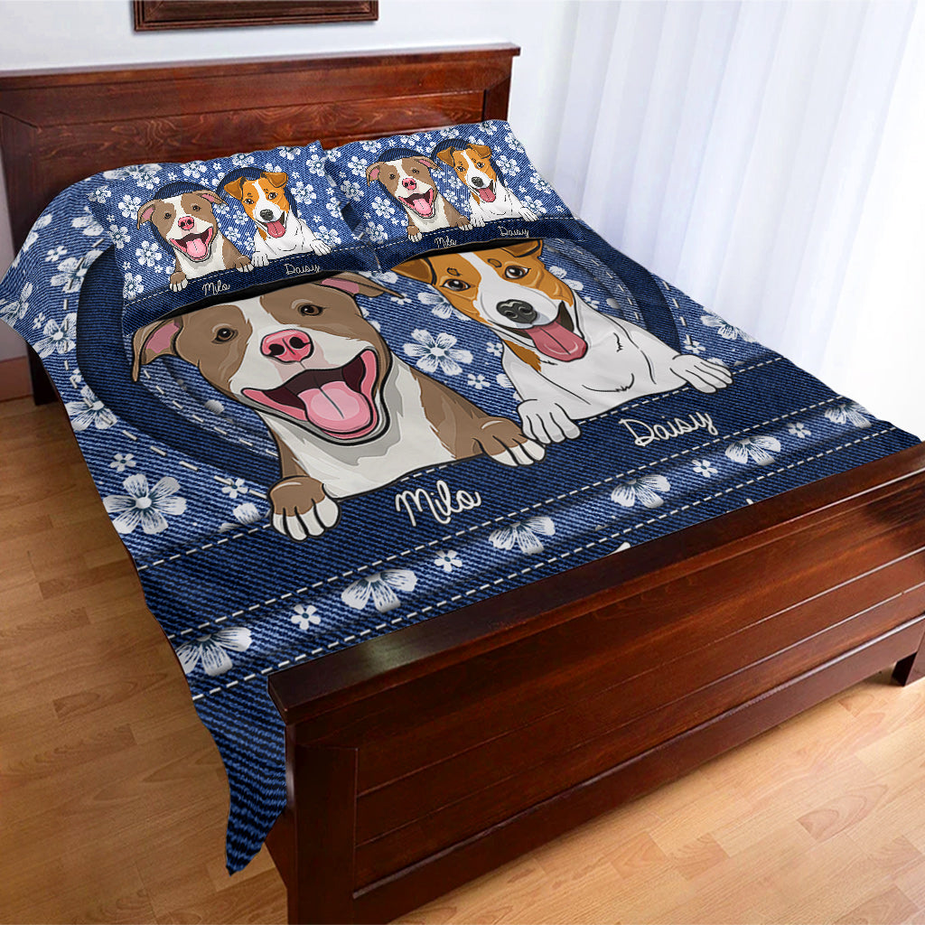 Dog Lovers - Personalized Dog Bedding Set