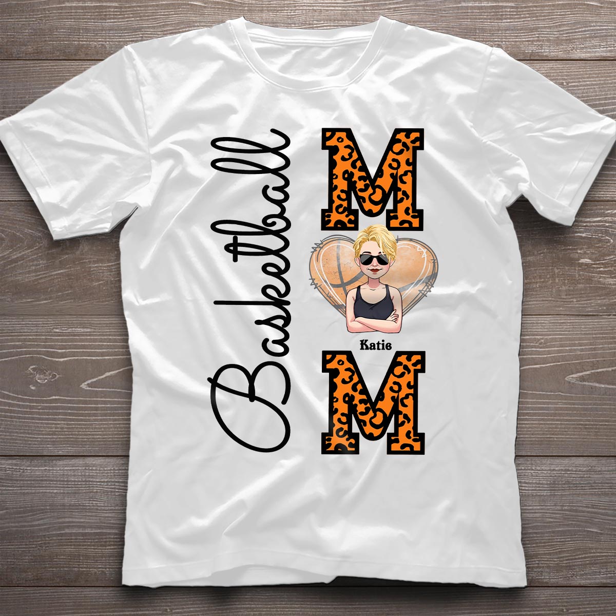 Basketball Mom - Personalized Basketball T-shirt and Hoodie