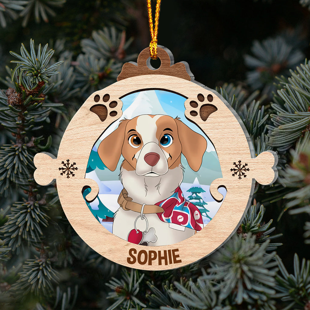 Love My Dog/Cat - Gift for dog lovers - Personalized Ornament