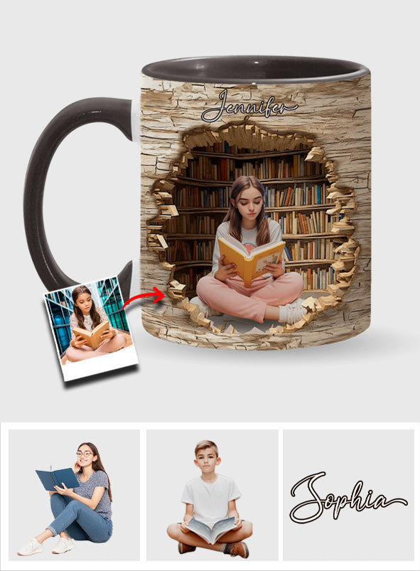 My Reading Corner - Personalized Book Accent Mug