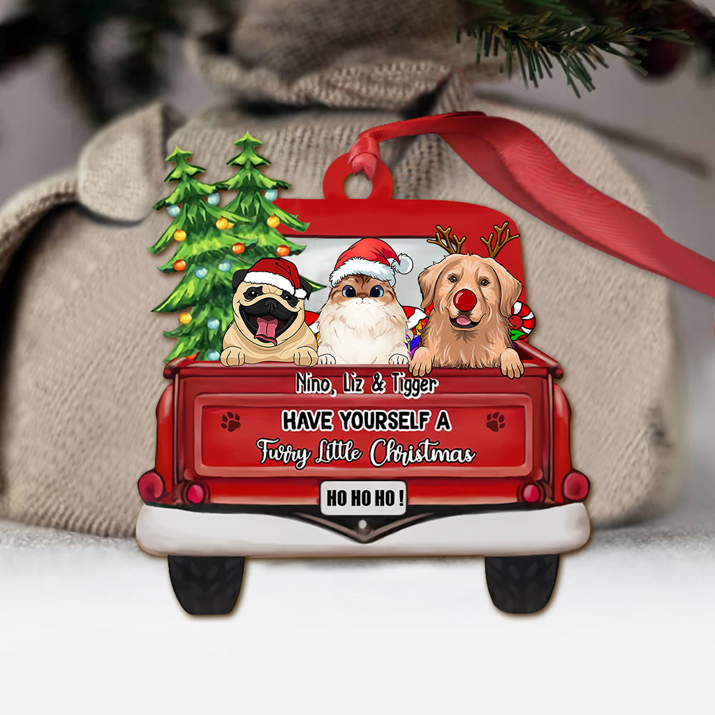 Have Yourself A Furry Little Christmas - Personalized Dog Ornament