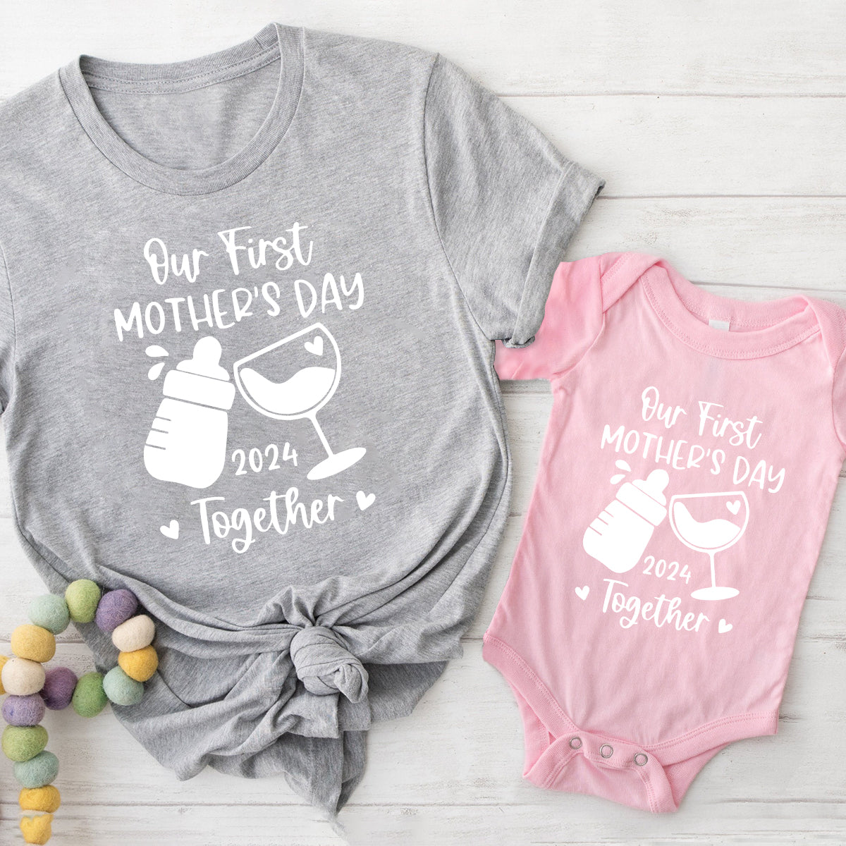 Southern Designs Mommy and Daughter T Shirt and Onesie Matching Half Heart  Set Great Mothers Day Set (Medium Shirt - Onesie Newborn) Grey : :  Clothing, Shoes & Accessories