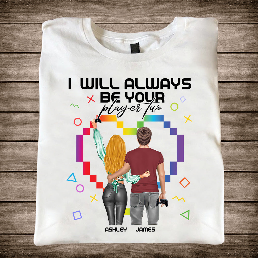 Discover I Will Always Be Your Player Two - Personalized Video Game T-shirt And Hoodie