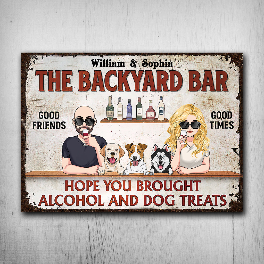 Welcome To Our Show - Personalized Backyard Rectangle Metal Sign