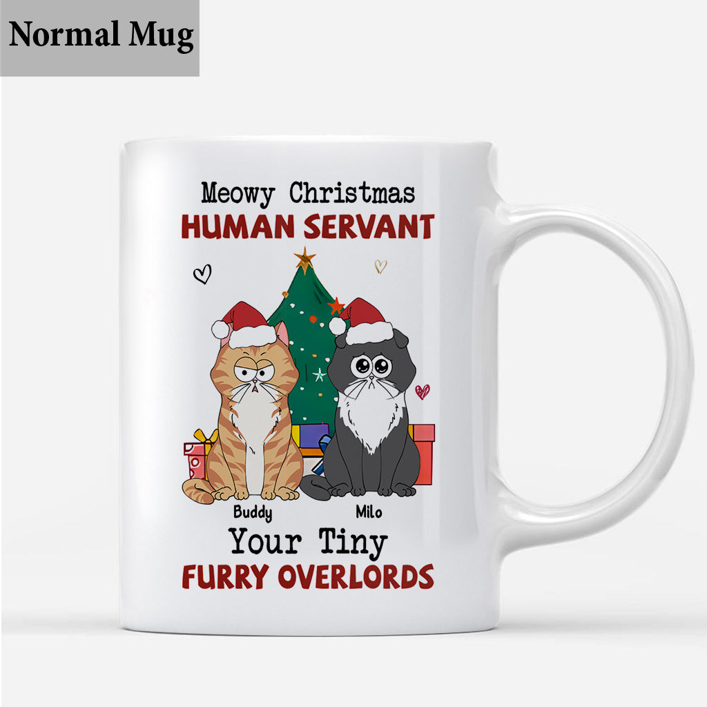 Meowy Christmas - Personalized Cat Mug