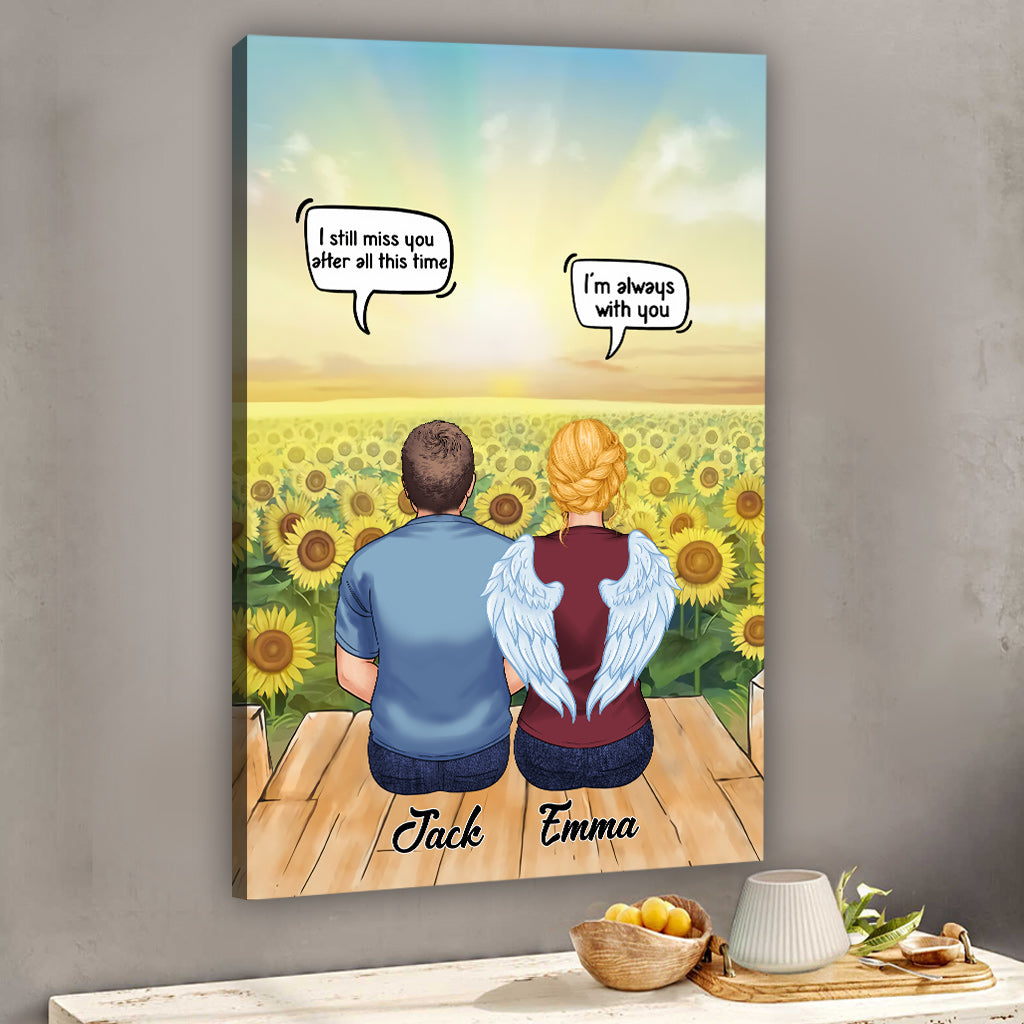 I Still Talk About You - Personalized Memorial Canvas And Poster