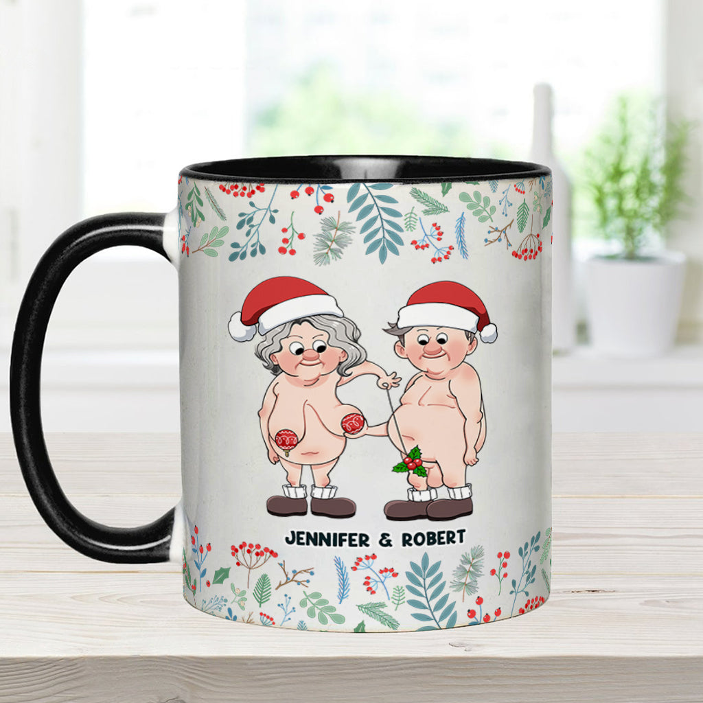 I Want To Grow Old With You - Personalized Couple Accent Mug