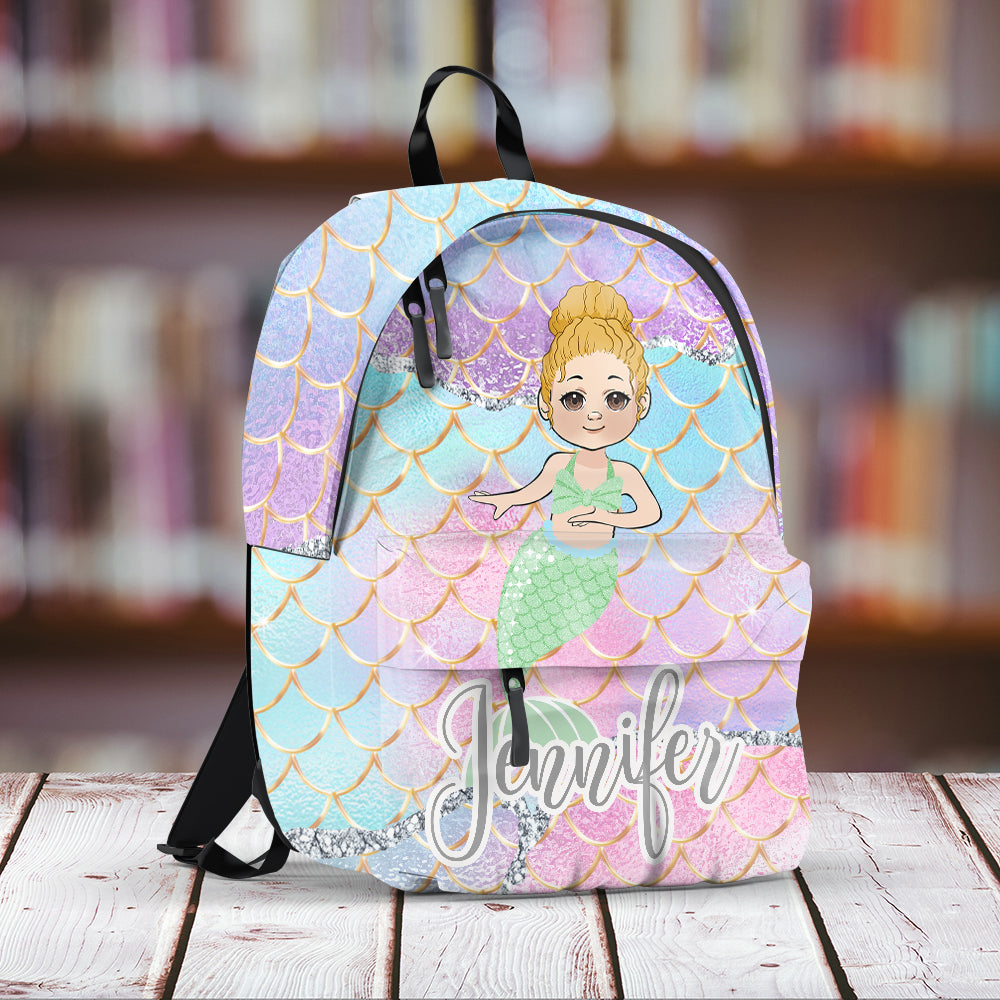 Little Mermaid - Personalized Family Backpack