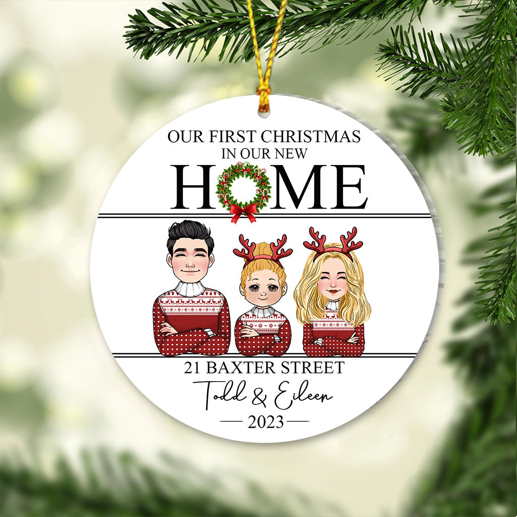 Our Frist Christmas - Personalized Housewarming Ornament