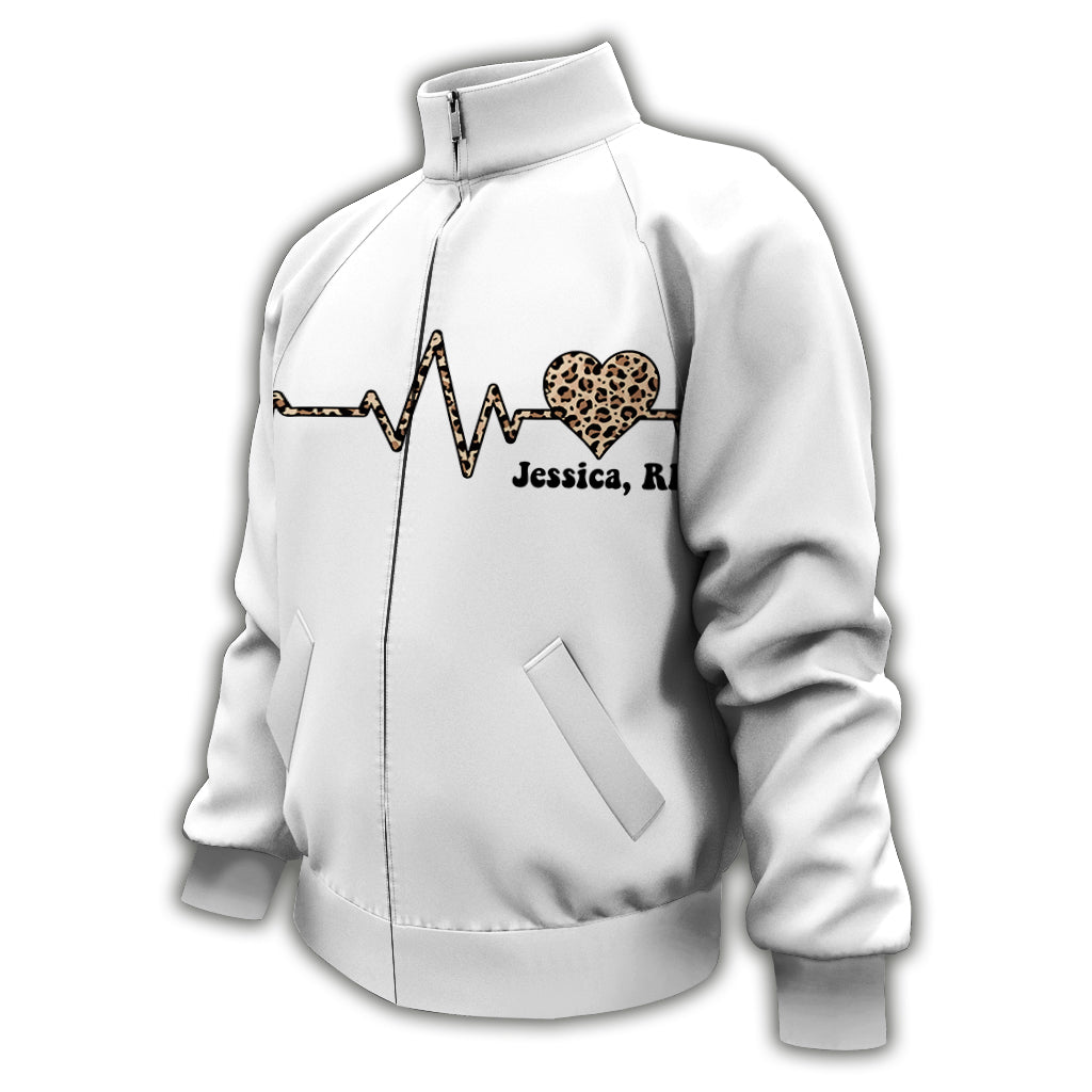 The Nurse - Personalized Nurse Zip Jacket