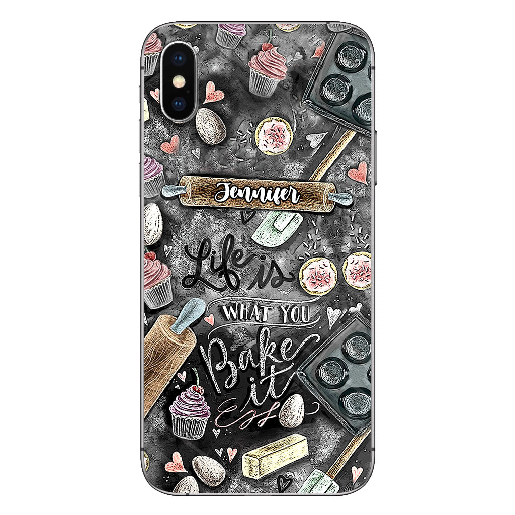 Life Is What You Bake It - Personalized Baking Phone Case