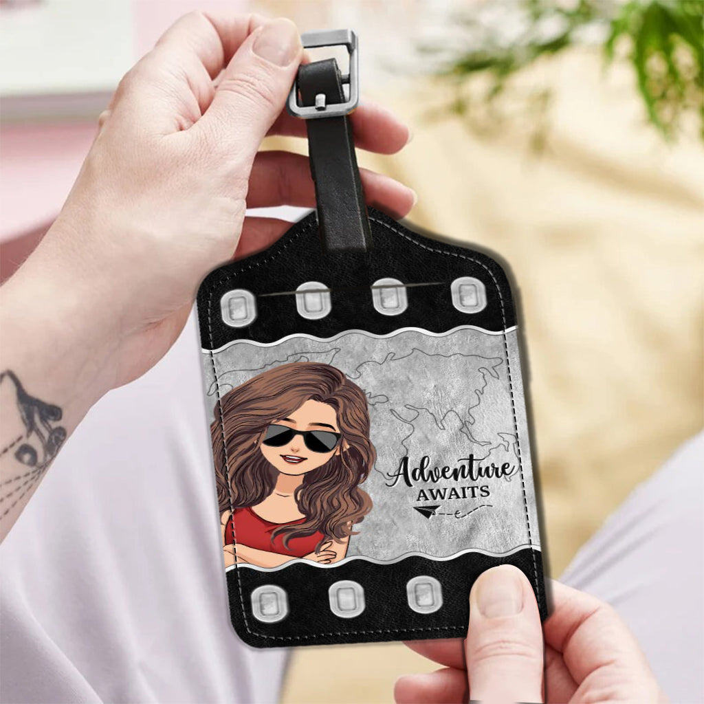 Personalized Leather Luggage Tags