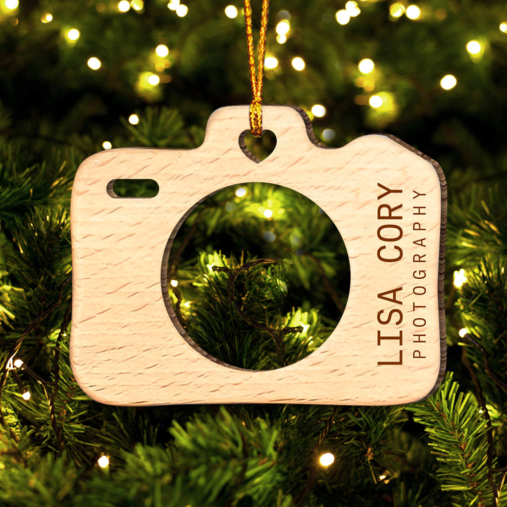 Camera - Personalized Photography Ornament