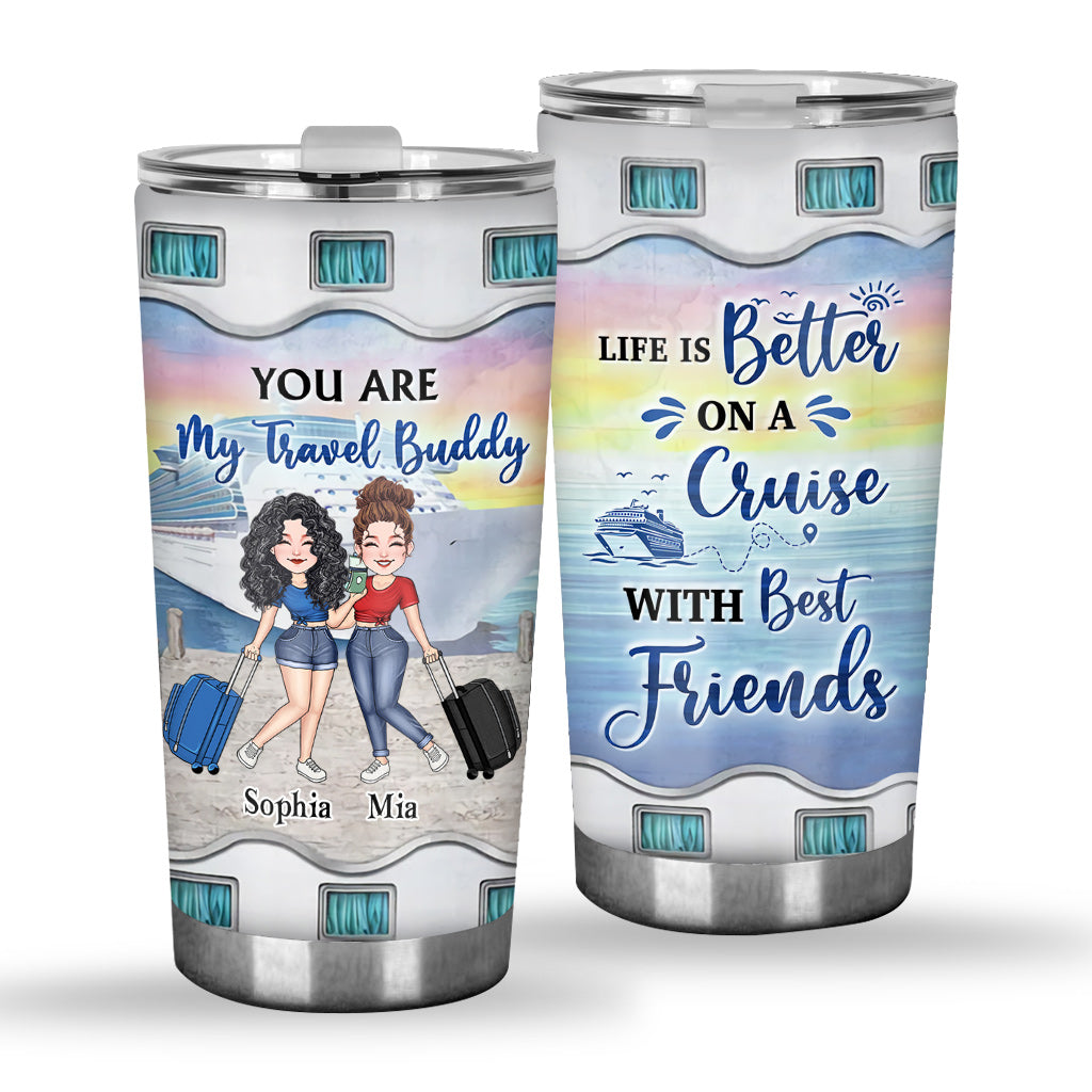 Travel Buddy - Personalized Travelling Tumbler