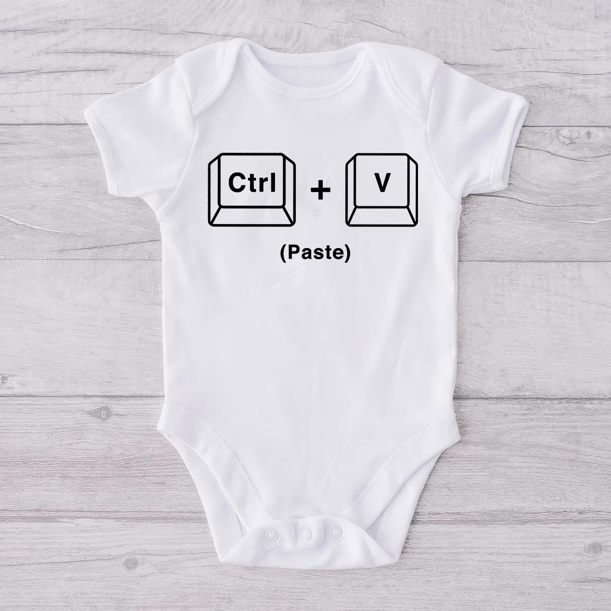 Copy Paster - Personalized Father T-shirt And Baby Onesie