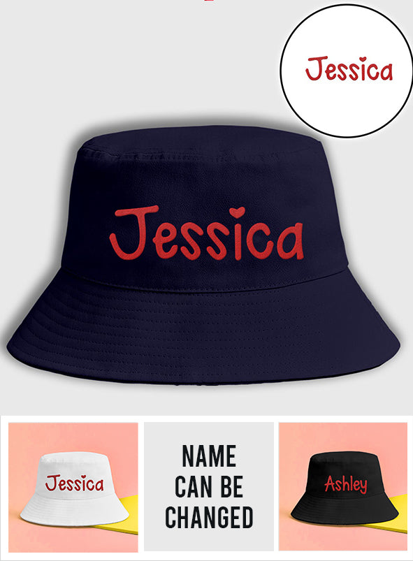 Custom Name - Personalized Daughter Embroidered Bucket Hat