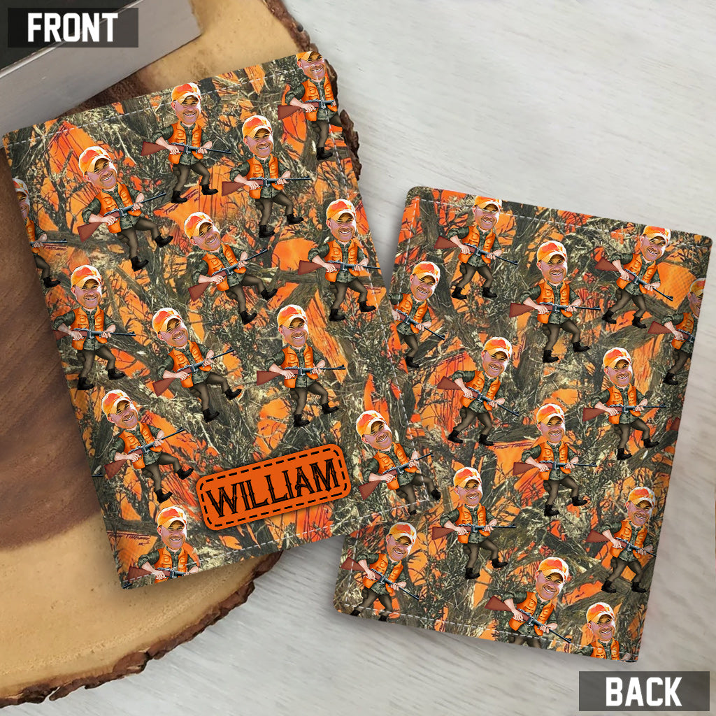 Discover Photo Inserted Hunter - Personalized Hunting Passport Holder