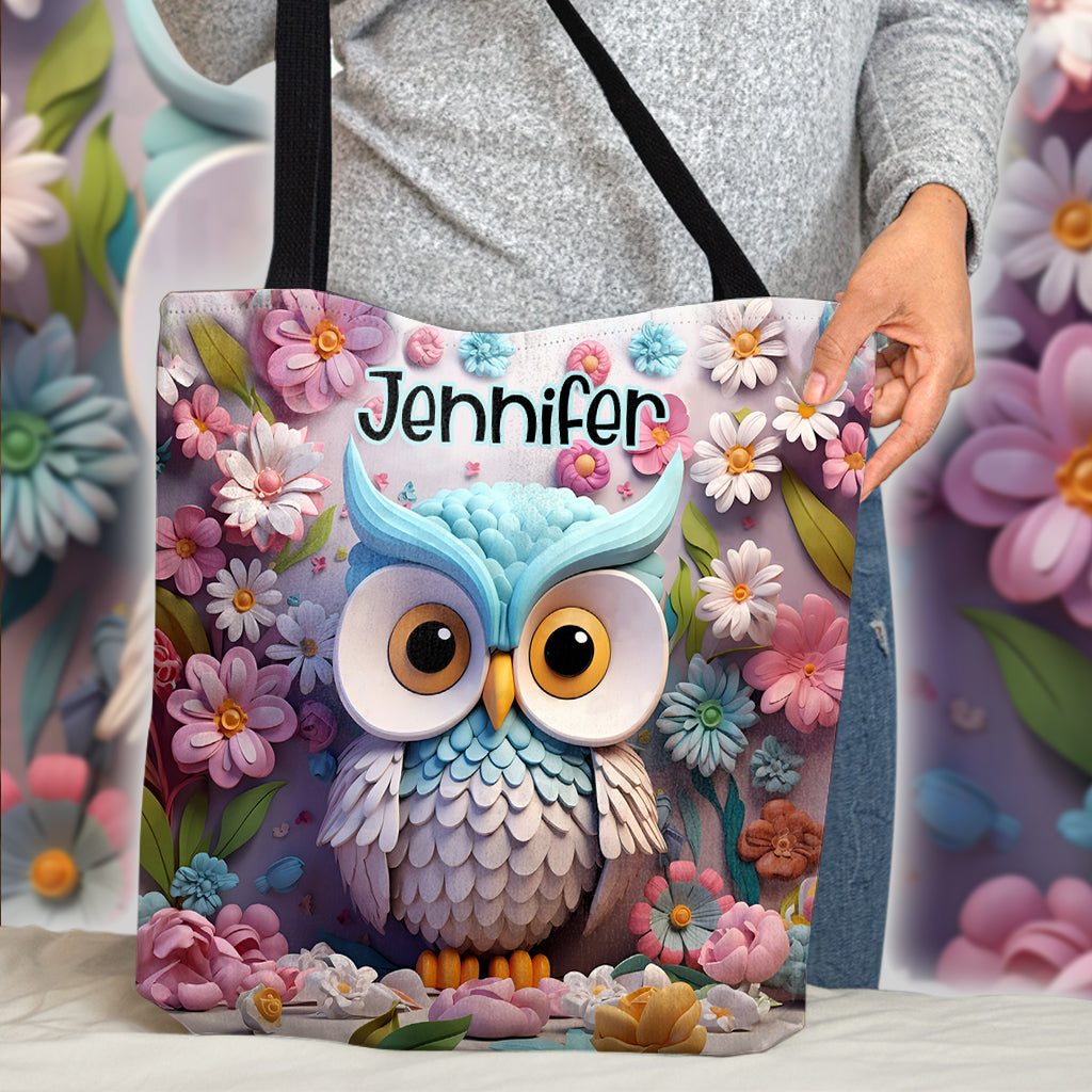 Owl Henna Pattern Large Print Tote Shoulder Shopping Bag Owl Birds Wildlife  - Etsy