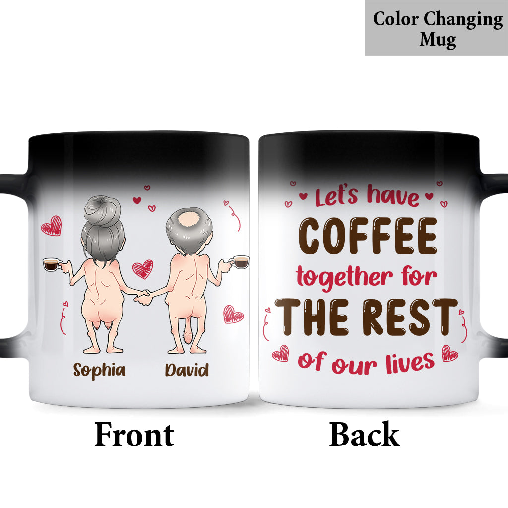 Let’s Have Coffee Together - Personalized Couple Mug