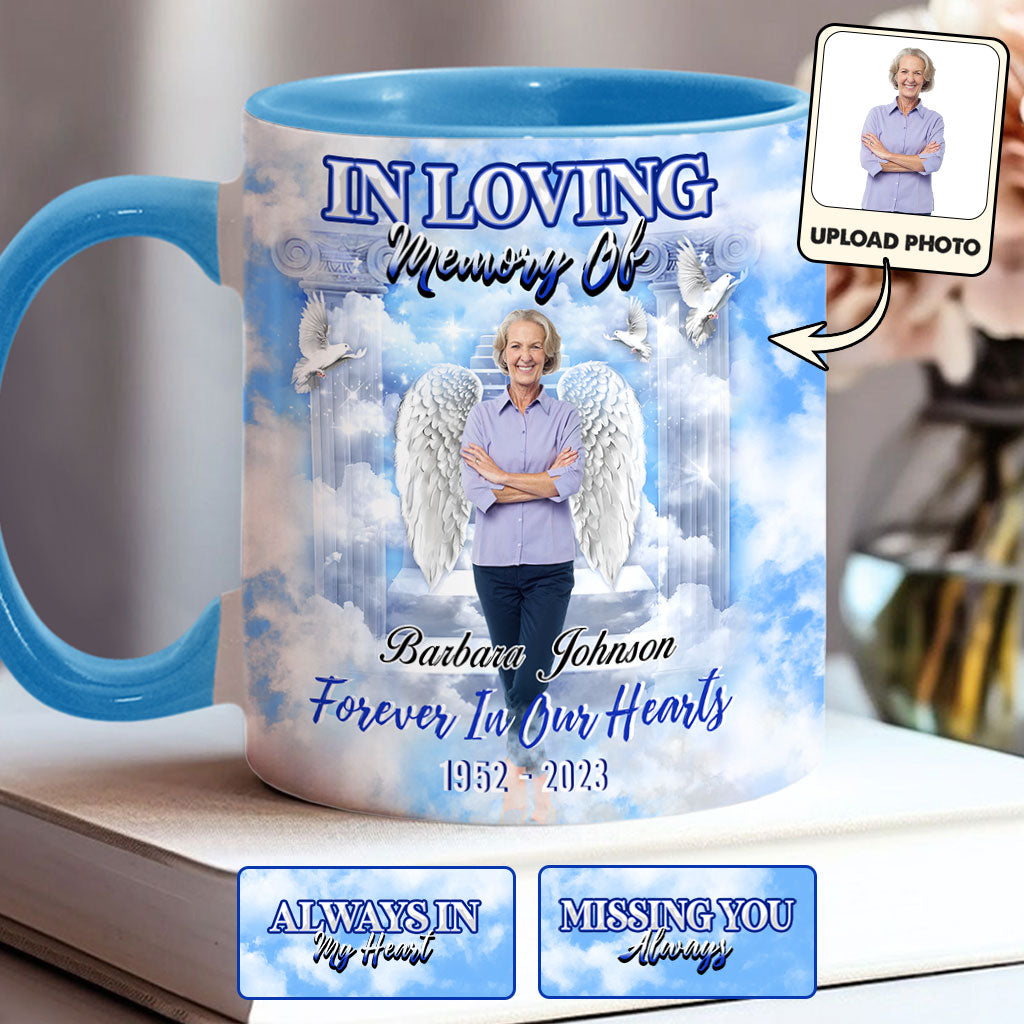 Discover In Loving Memory - Personalized Memorial Accent Mug