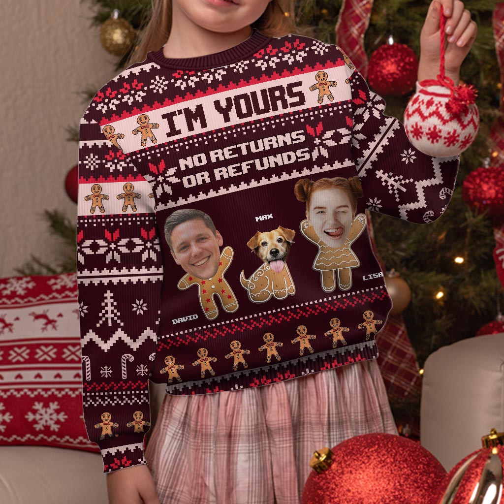 I'm Yours - Personalized Couple Ugly Sweater