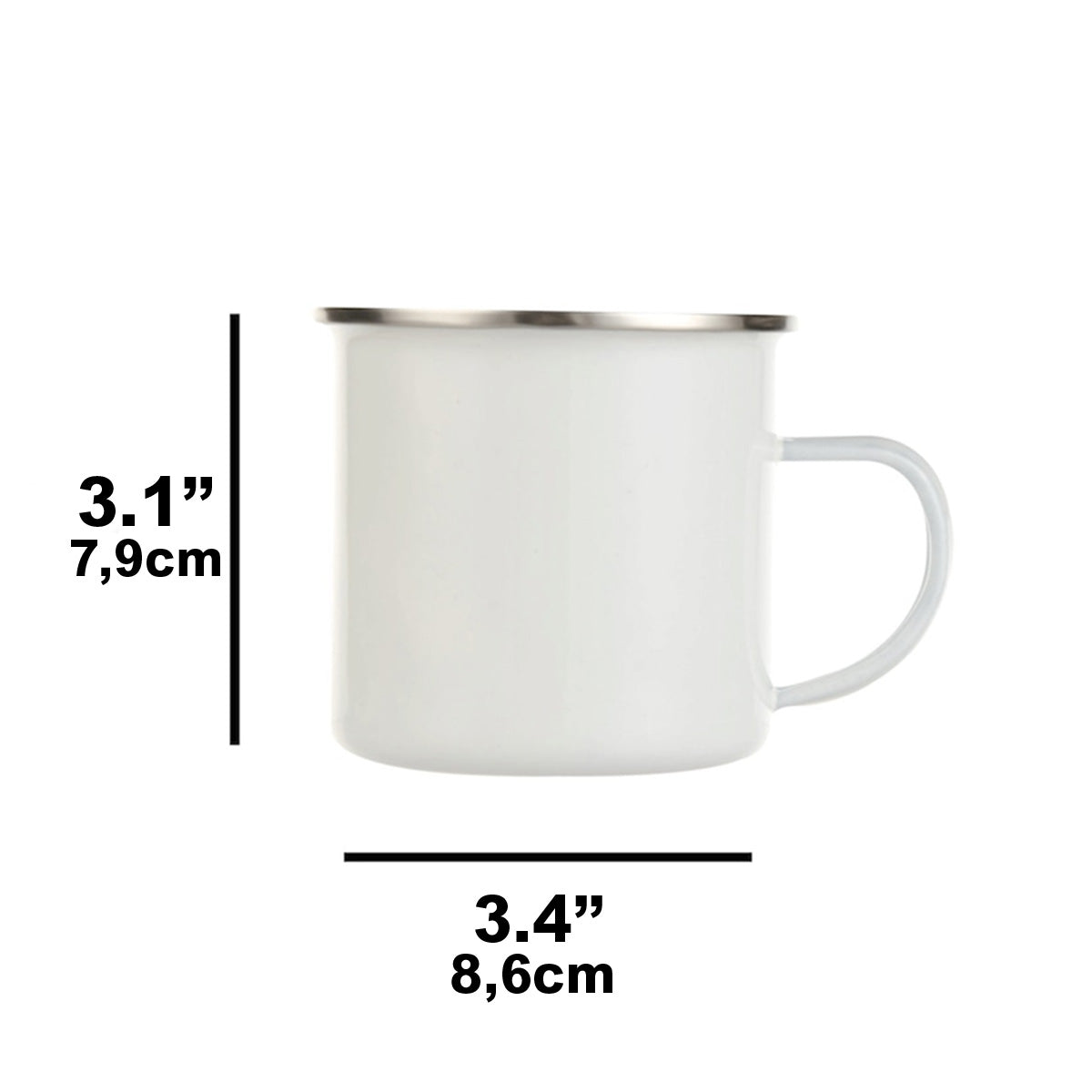 Together Is Our Favorite Place To Be - Personalized Camping Enamel Mug